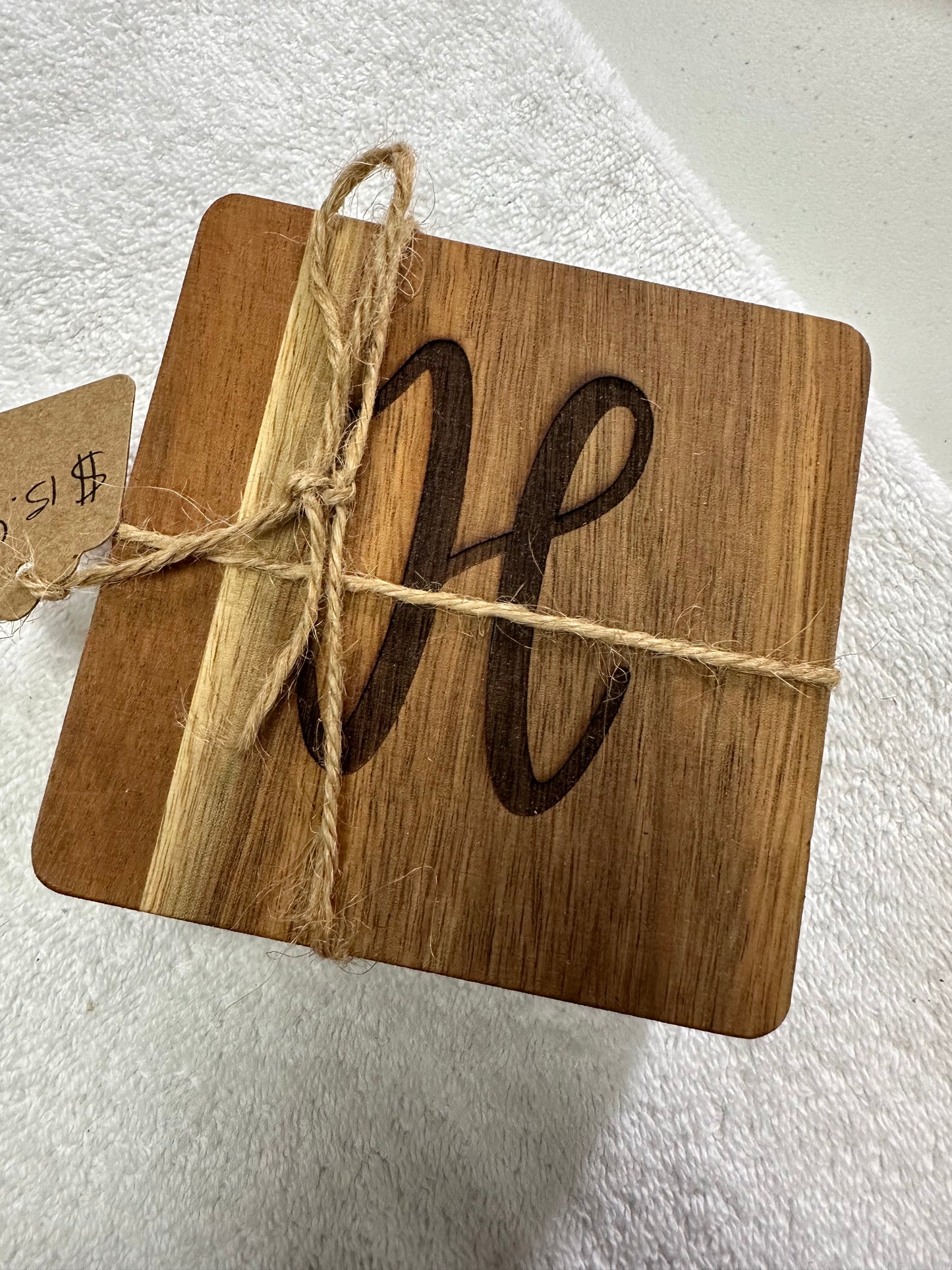 Monogram Coasters - Center