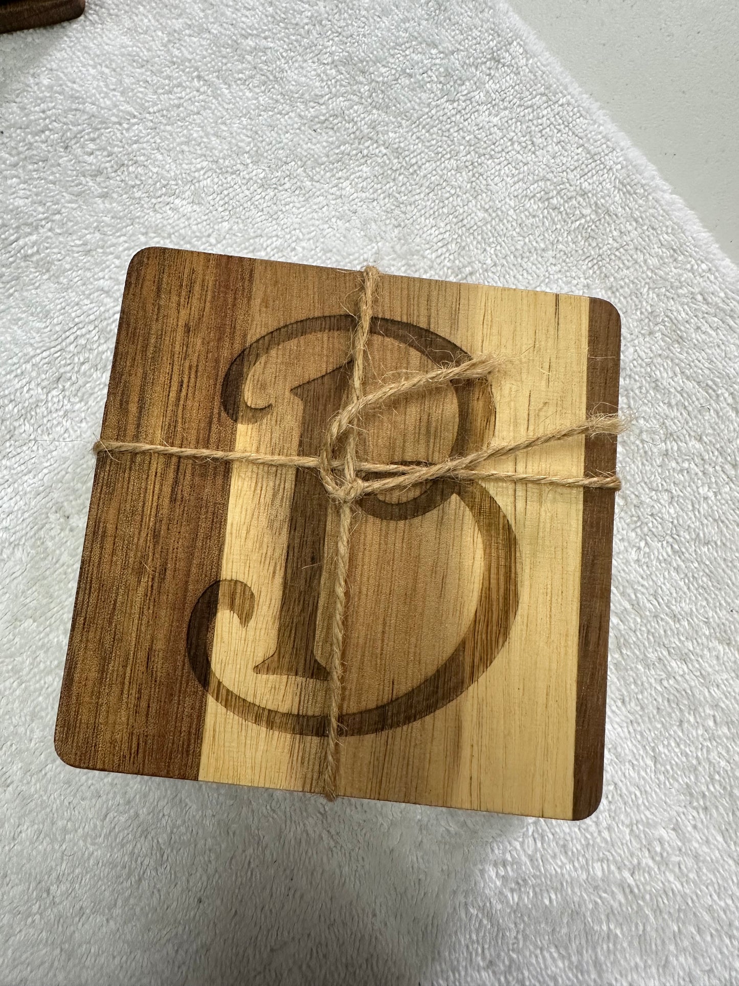 Monogram Coasters - Center