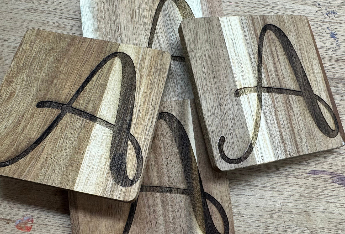 Monogram Coasters - Center