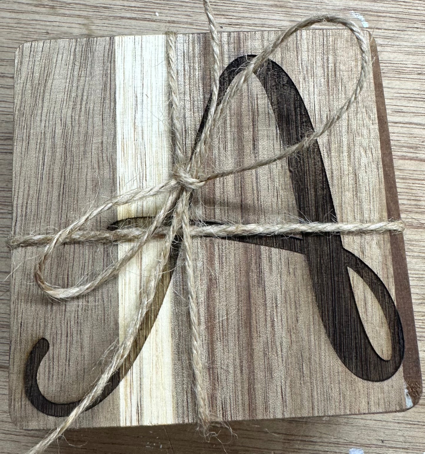 Monogram Coasters - Center