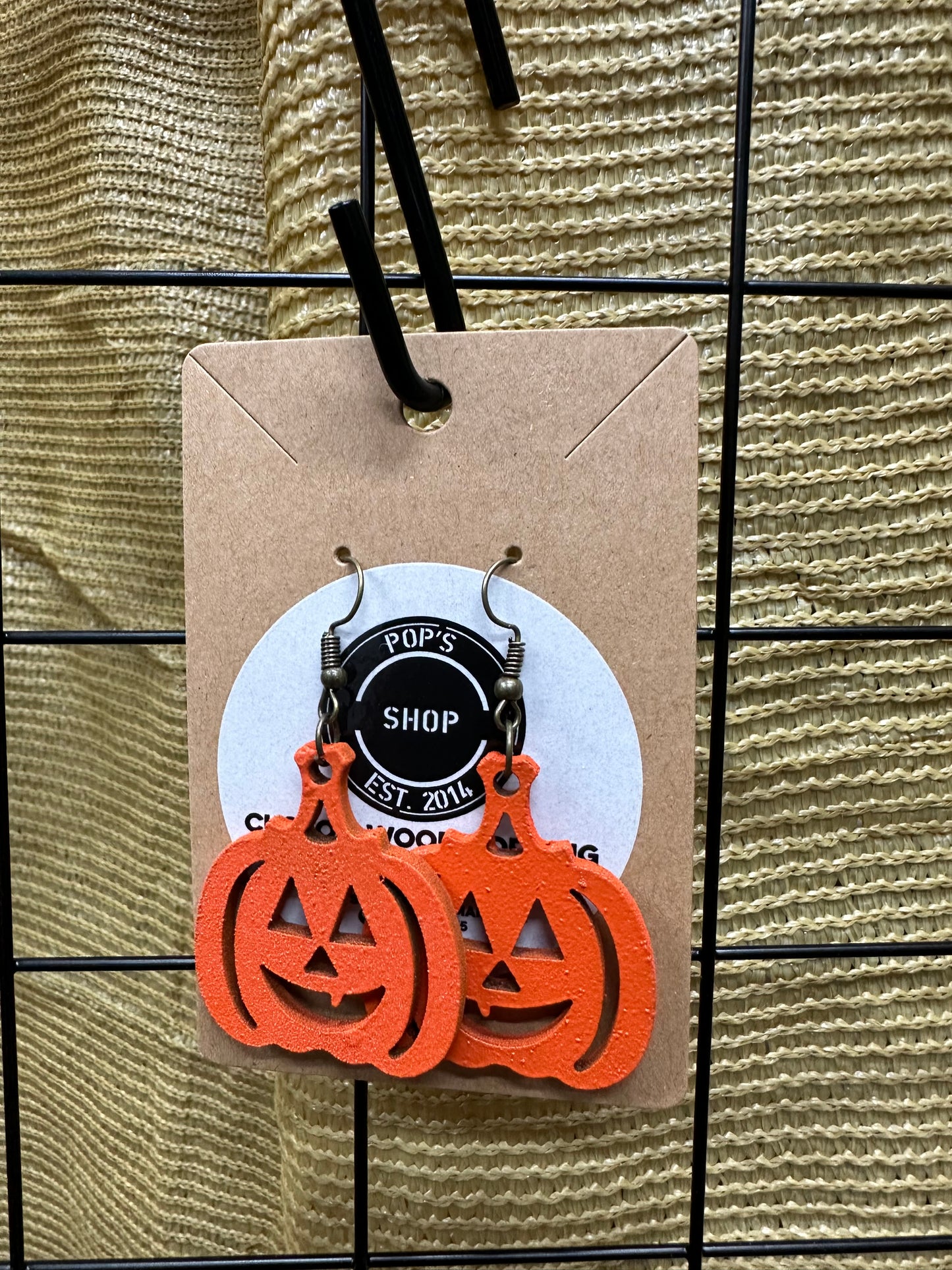 Jack O Lantern Earrings