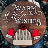 Winter Door Hanger Design and Drive