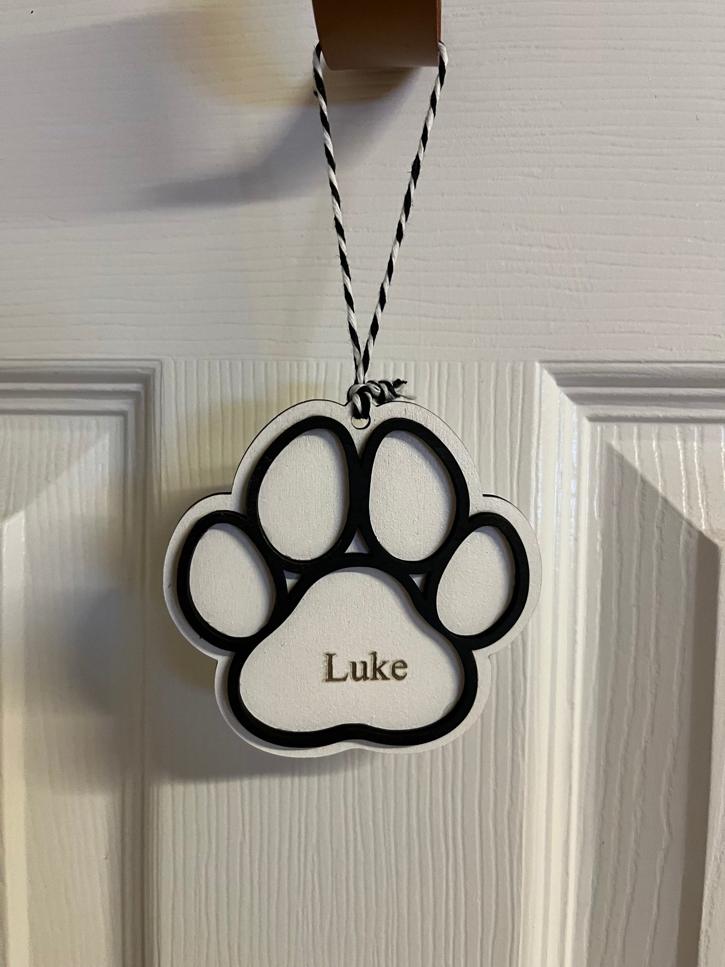 Dog Paw Ornament