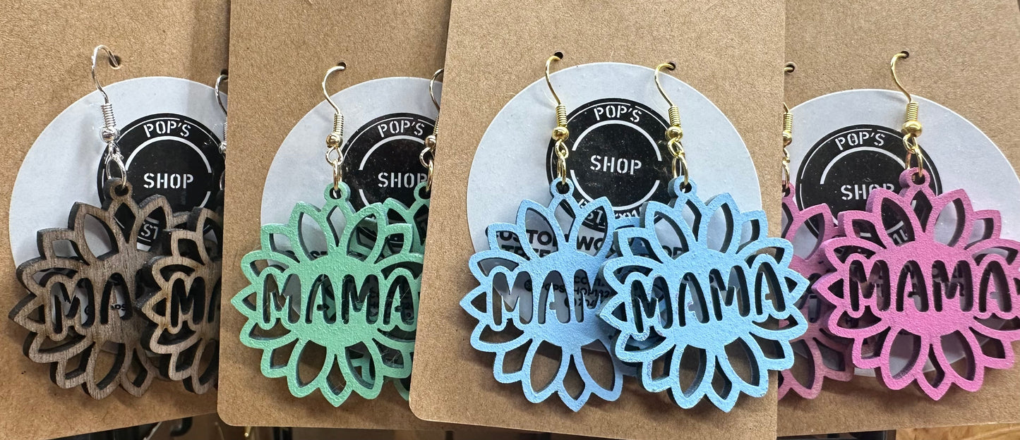 Mama Flower Earrings