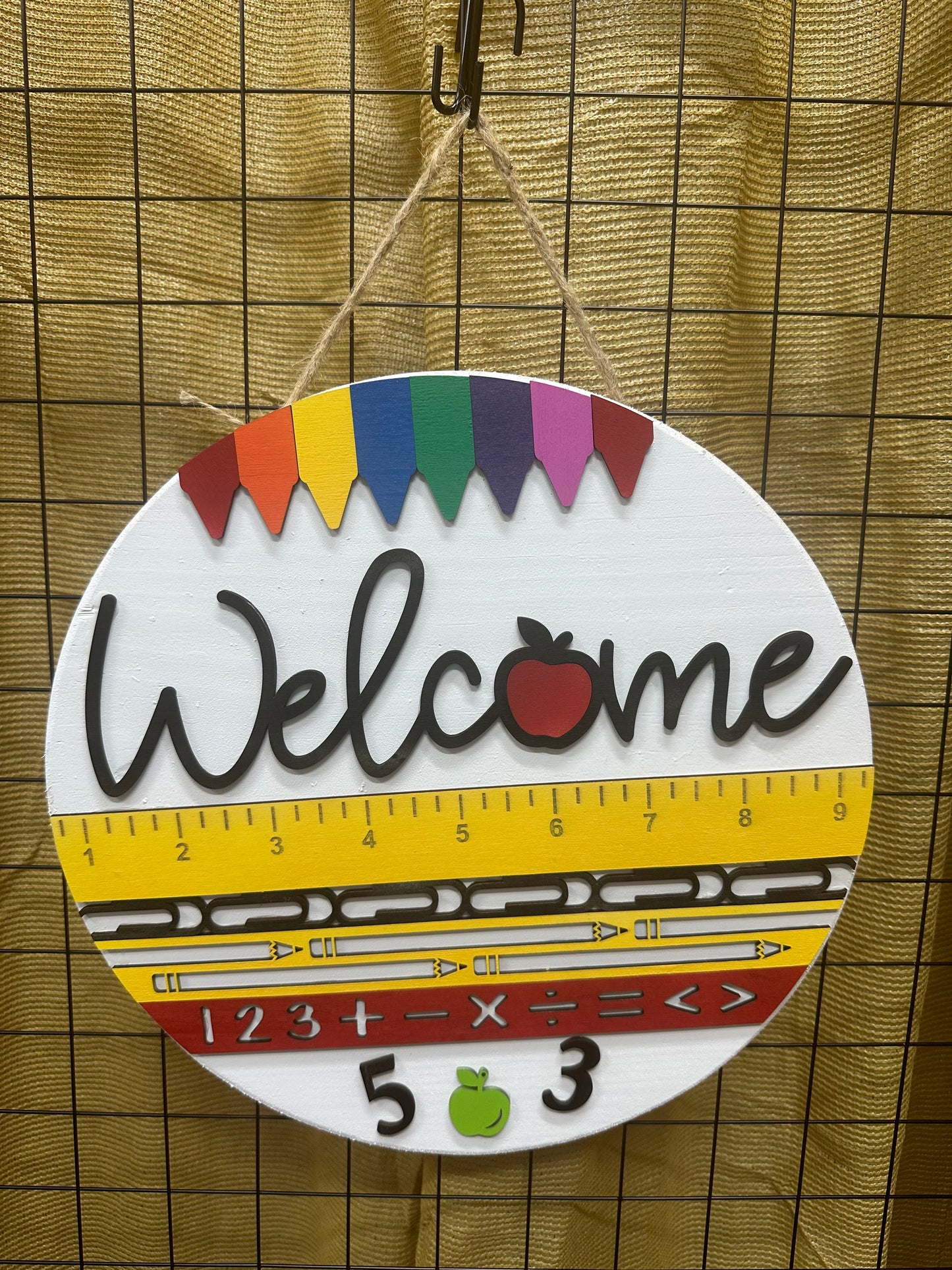 Welcome Door Hanger for Teachers
