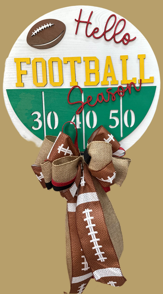 Football Door Hanger