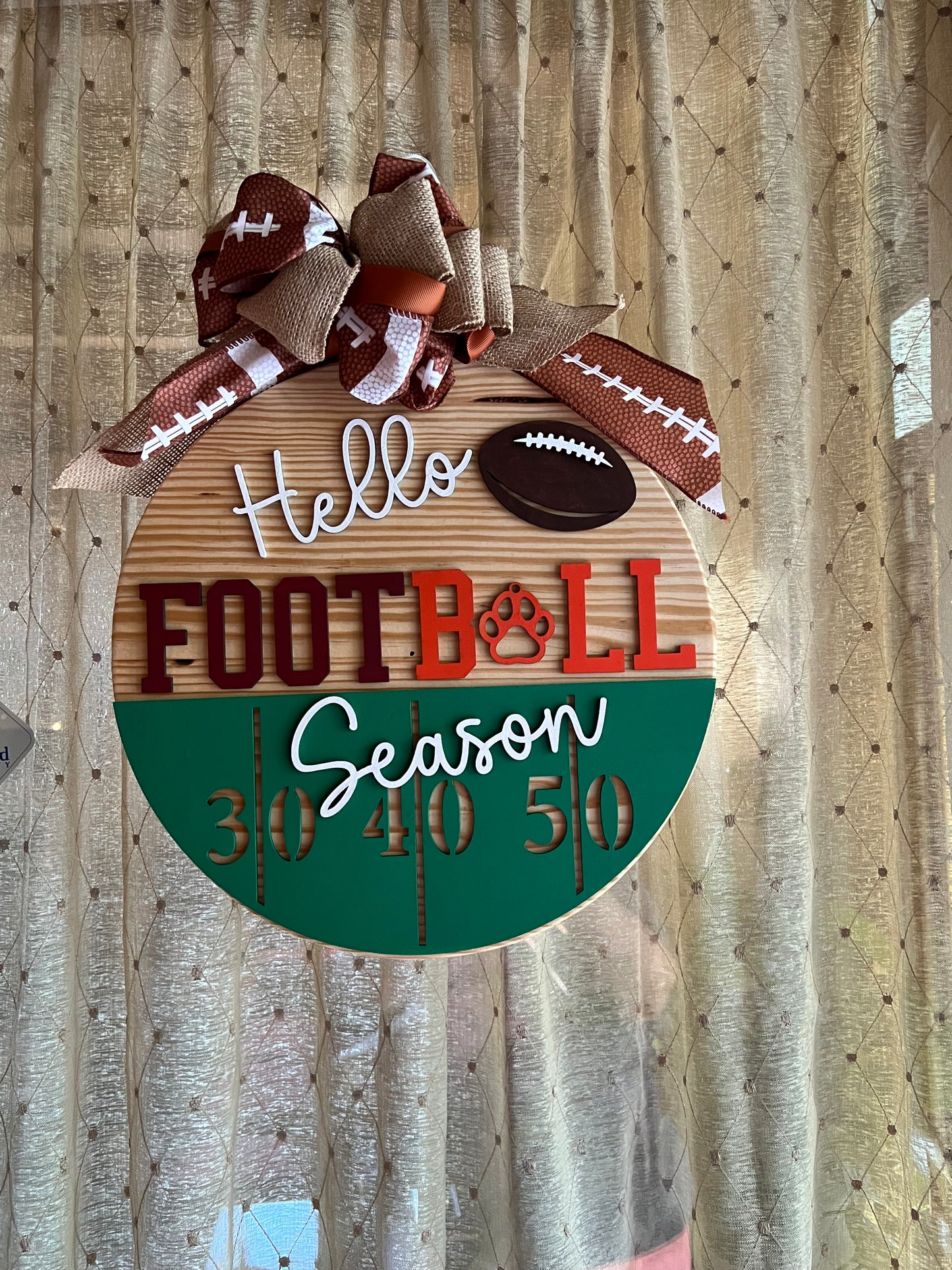 Football Door Hanger