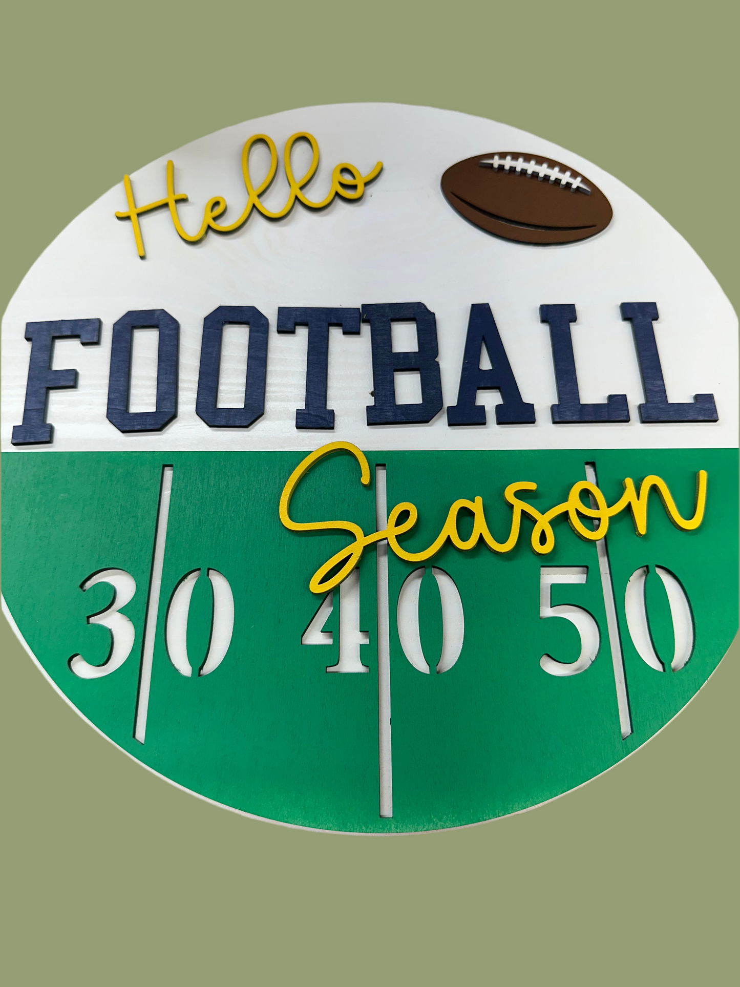 Football Door Hanger