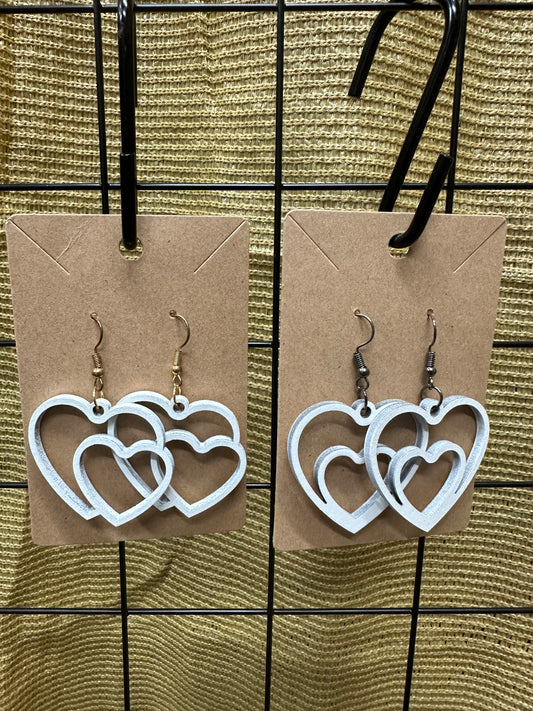 Dual Hearts Earrings