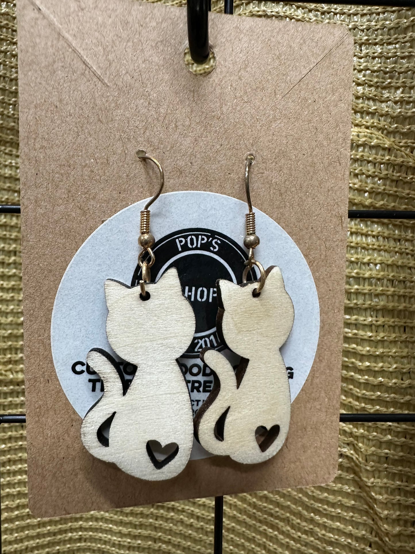 Cat earrings