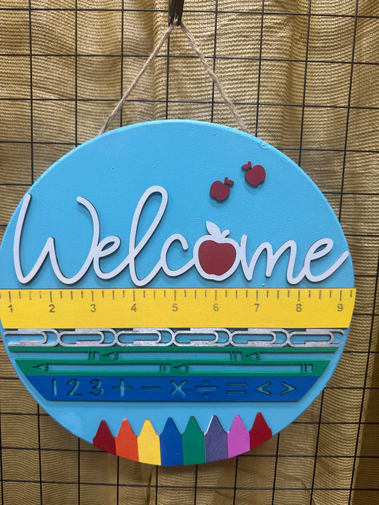 Welcome Door Hanger for Teachers